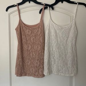 2 Ann Taylor Lace Camisoles